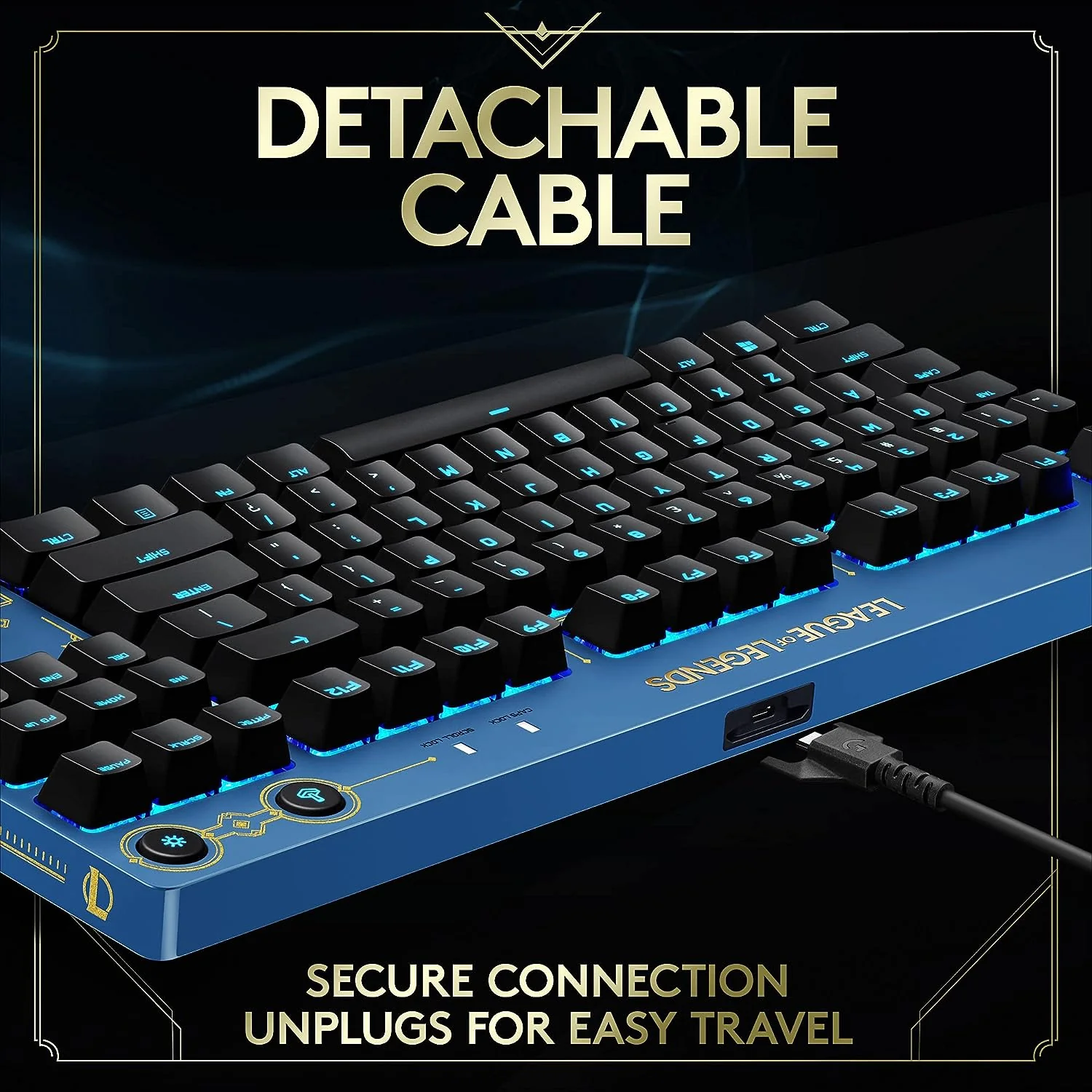 Logitech G PRO Tenkeyless , RGB League of Legends Edition Mechanical Gaming Keyboard - Image 4