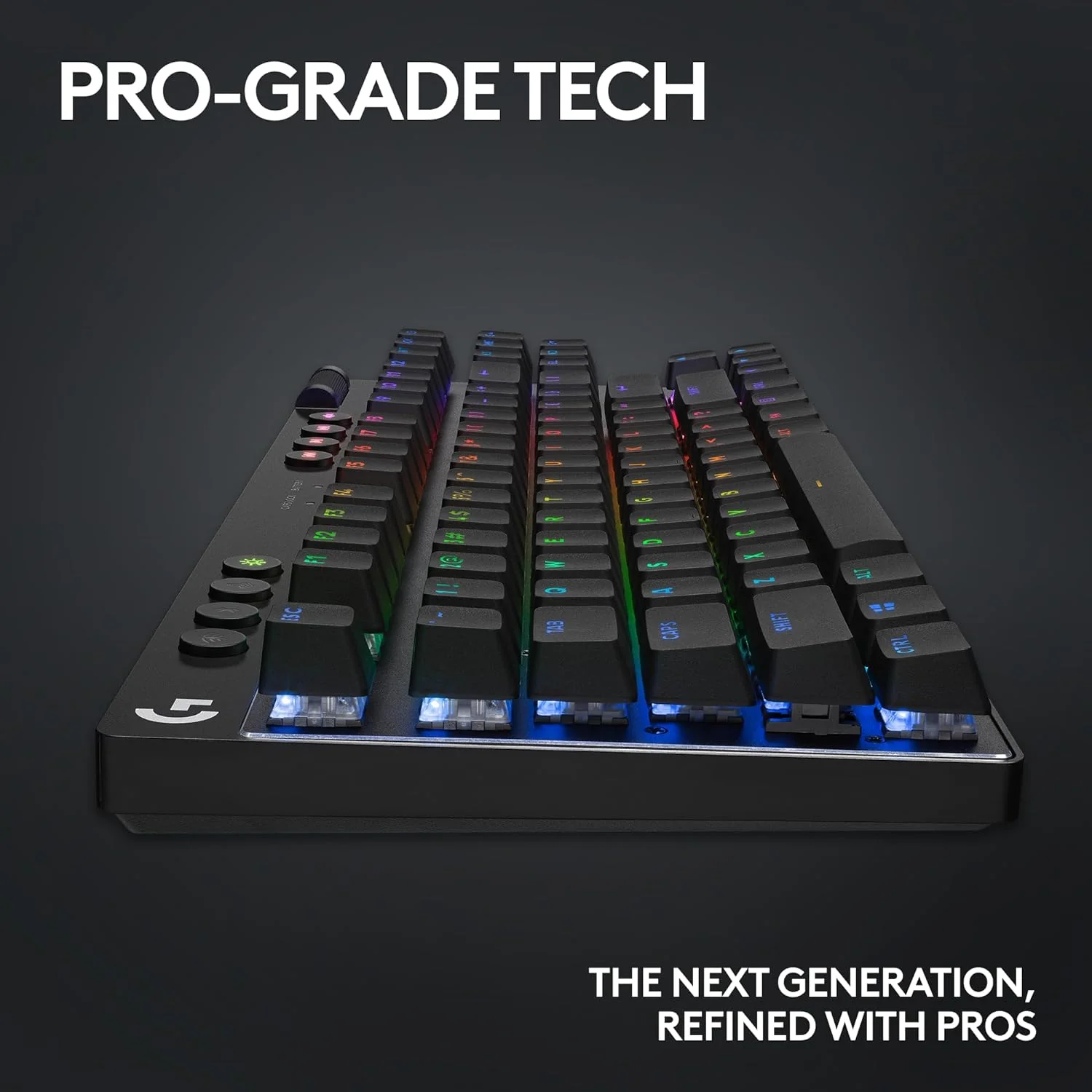 Logitech G PRO X TKL Wireless (GX BROWN TACTILE SWITCH) Black Gaming Keyboard - Image 3