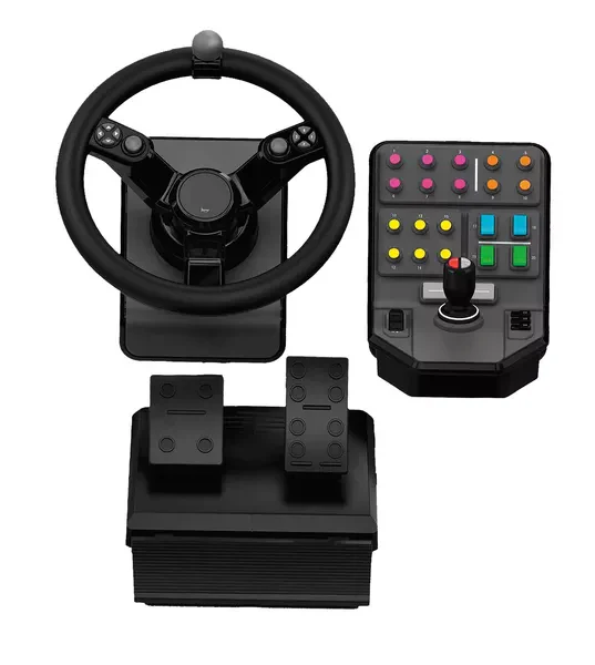 Logitech G Saitek Farm Heavy Equipment Bundle Simulation Gear - Black - Image 4