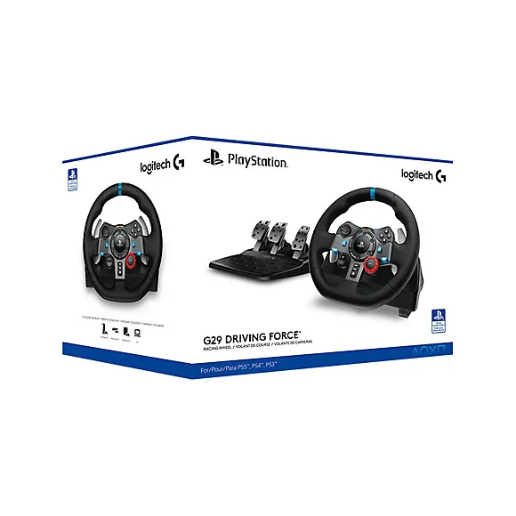 Logitech G29 Driving Force Gaming Racing Wheel with Responsive Pedals - Image 8