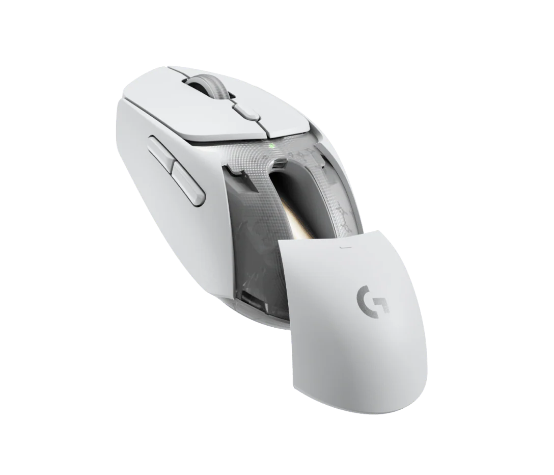 Logitech G309 Lightspeed Wireless Gaming Mouse Lightweight LIGHTFORCE Hybrid Switches Hero 25K Sensor Buttons PC & Mac - White - Image 3