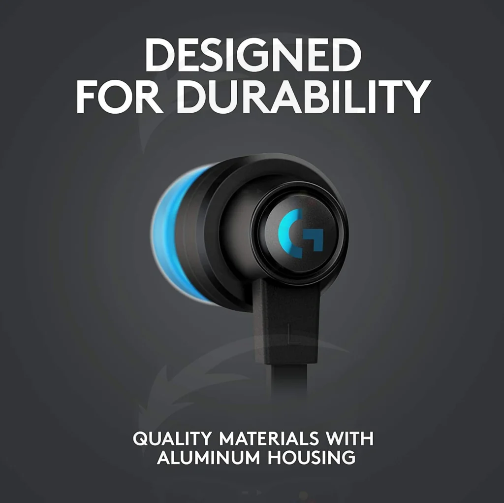 Logitech G333 GAMING EARPHONES WITH MIC - BLACK - Image 4