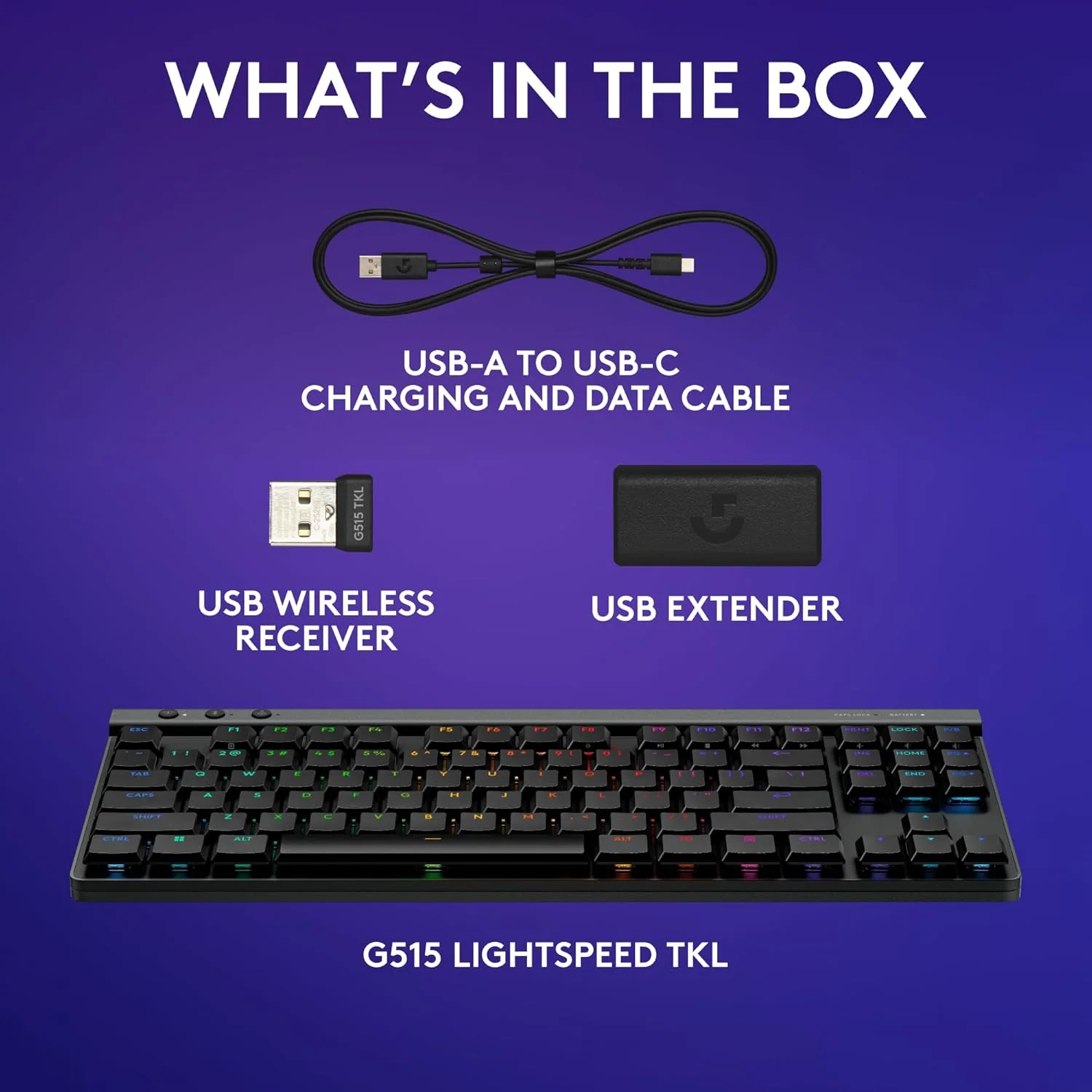 Logitech G515 LIGHTSPEED TKL Wireless Gaming Keyboard - Image 2