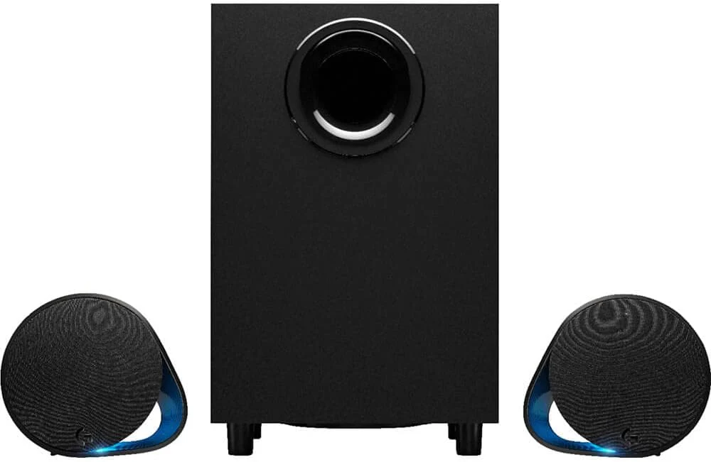 Logitech G560 PC Gaming Speaker System with 7.1 DTS:X Ultra Surround Sound, Game Based LIGHTSYNC RGB, Two Speakers and Subwoofer, Bluetooth, USB, Immersive - Black - Image 2