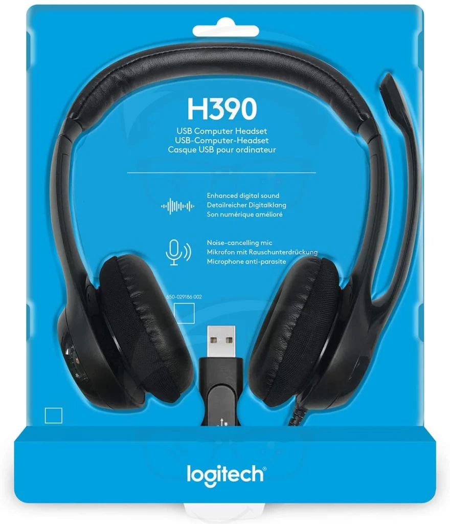 Logitech H390 USB Computer Headset with NC Mic - Image 2