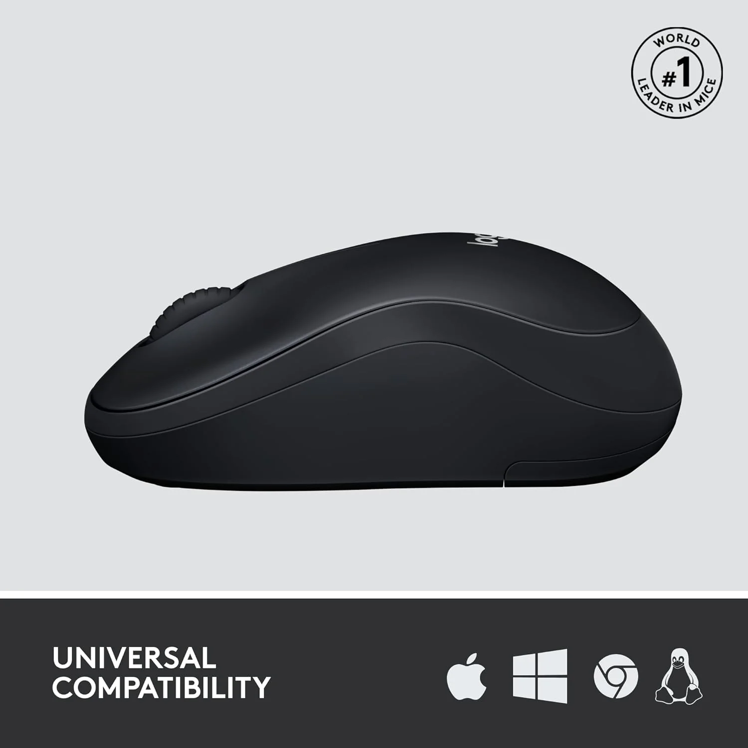 Logitech M220 Wireless Black Silent Mouse - Image 3