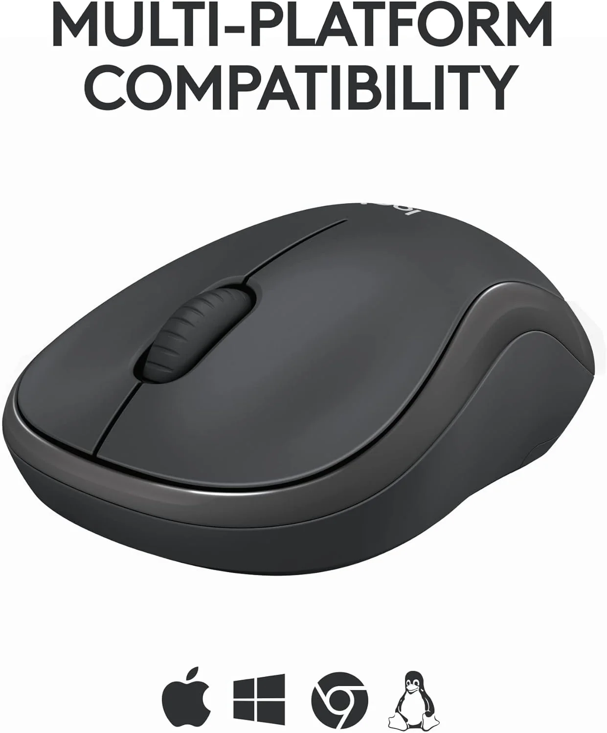 Logitech M240 Silent Bluetooth Mouse with Comfortable Shape - Graphite - Image 2