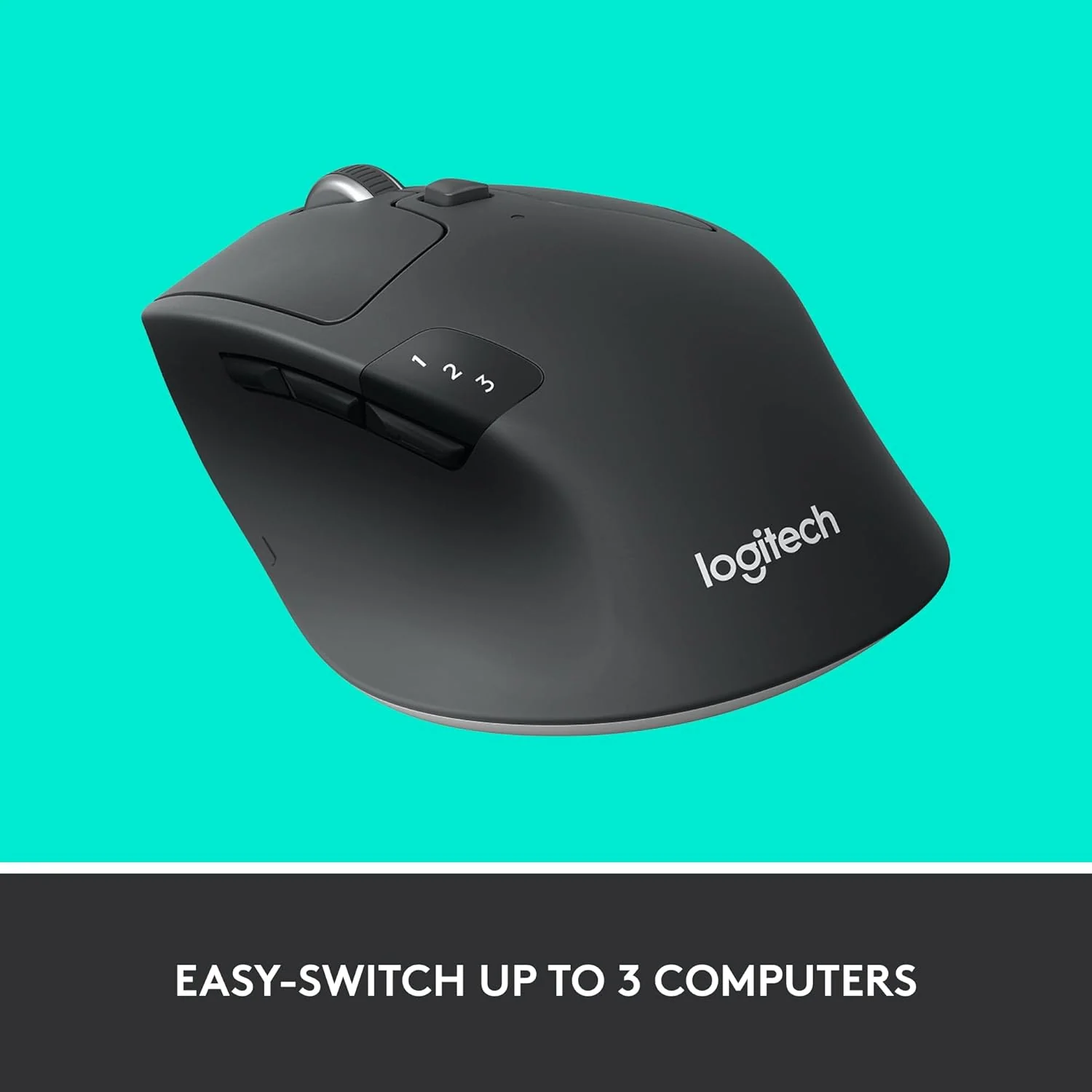 Logitech M720 Triathlon Multi-Device Wireless & Bluetooth Mouse Windows & Apple Mac - Black - Image 5
