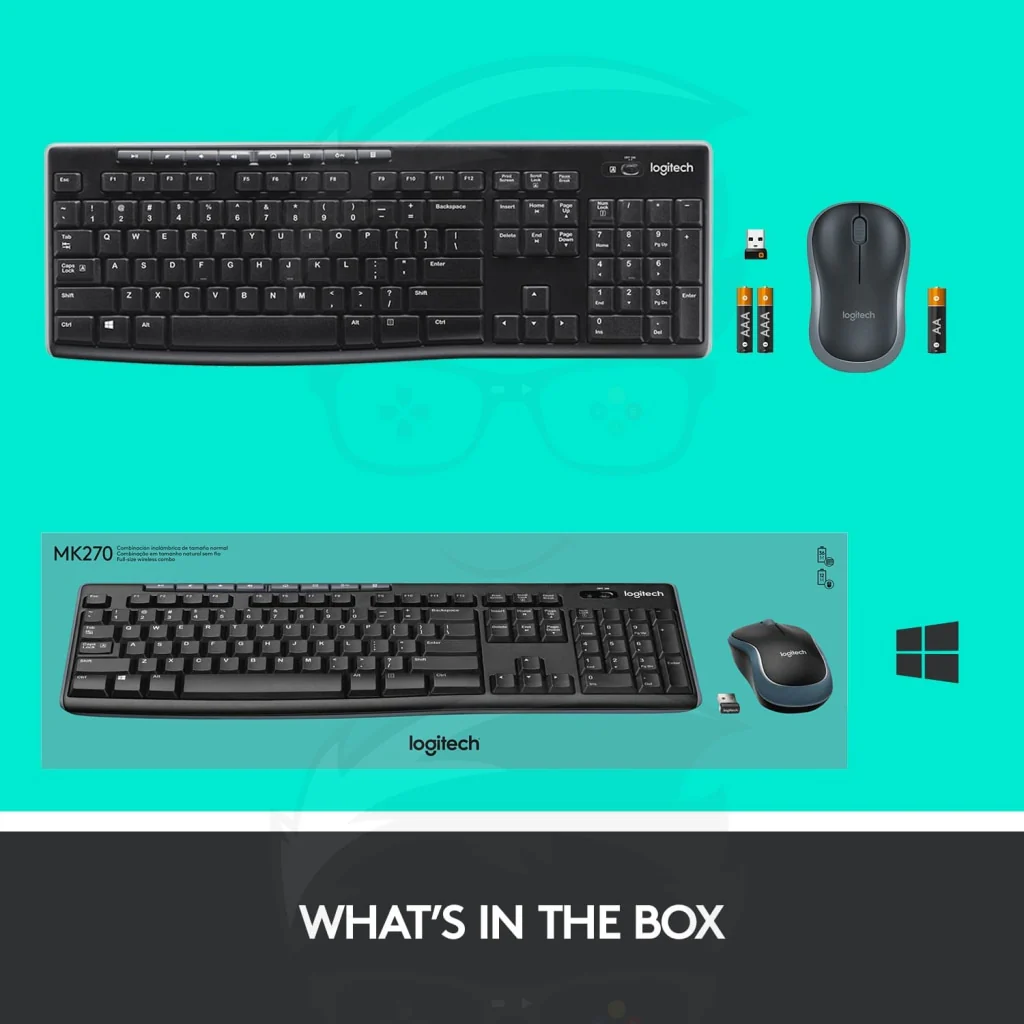 Logitech MK270 Wireless Keyboard And Mouse Combo - Image 6