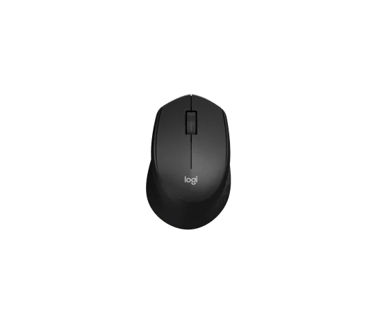 Logitech MK345 Wireless Combo Full-Sized Keyboard with Palm Rest and Comfortable Right-Handed Mouse - Black - Image 3