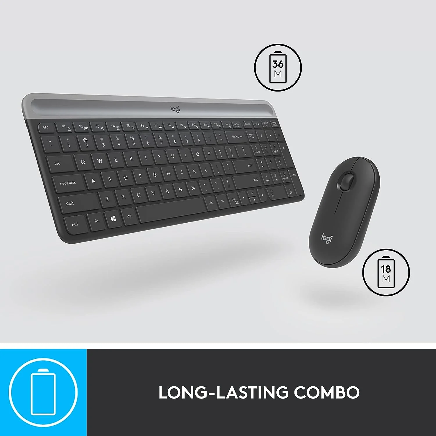 Logitech MK470 Slim Wireless Keyboard and Mouse Combo - Image 2