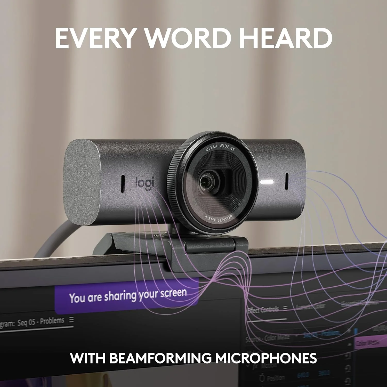 Logitech MX Brio Ultra HD 4K Streaming Webcam - Image 5
