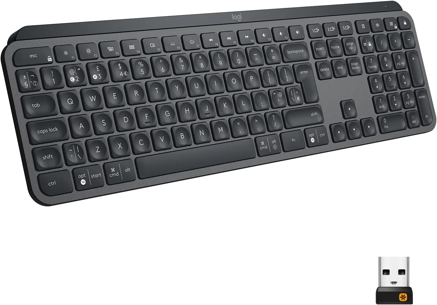 Logitech MX KEYS S Advanced Wireless Illuminated Keyboard - Image 3