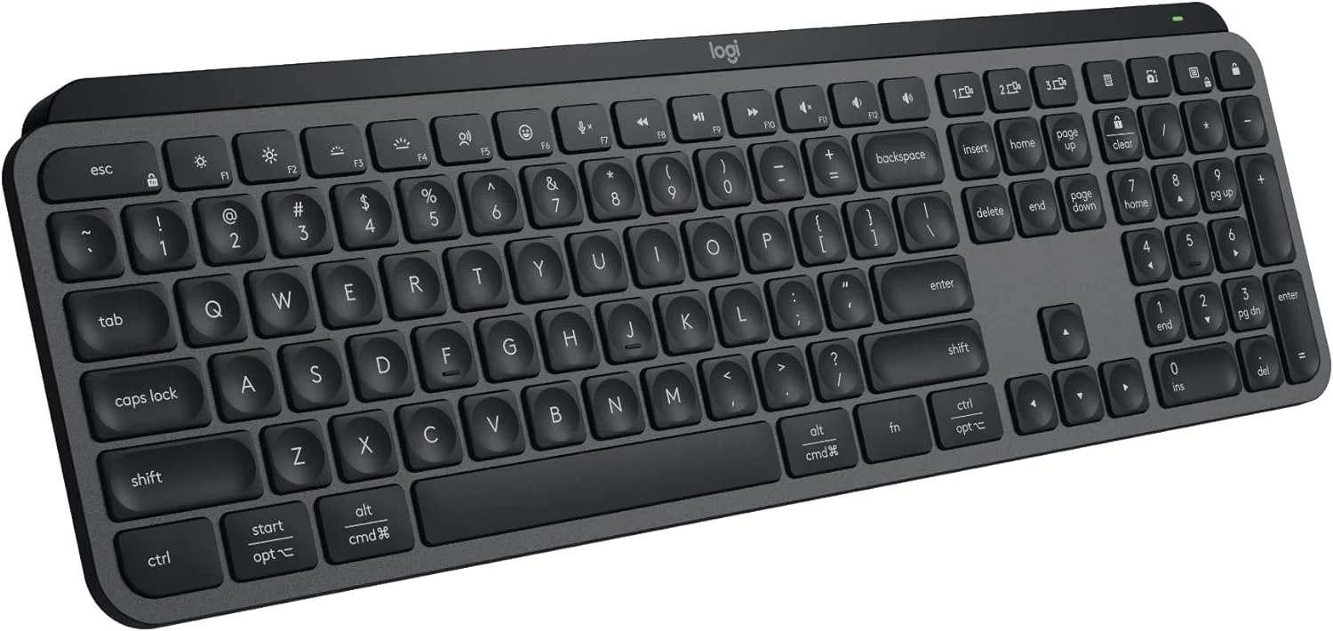 Logitech MX Keys S  Wireless Keyboard + Mouse Combo - Graphite Black - Image 2