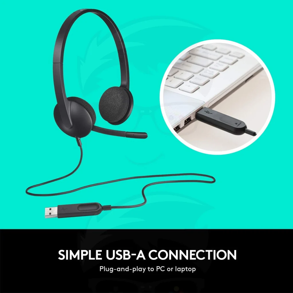 Logitech USB Stereo Headset H340 for Windows & Mac - Image 4