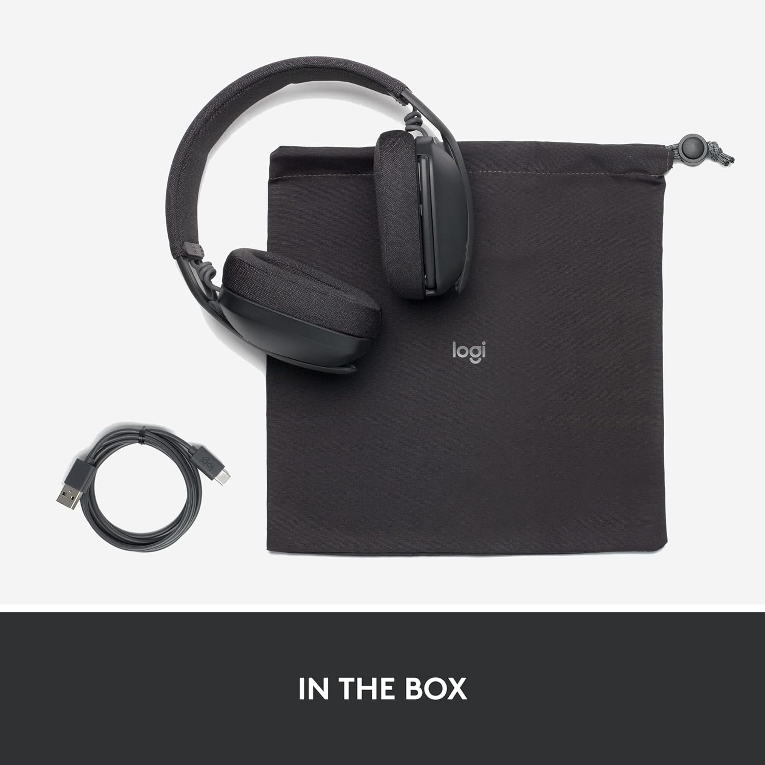 Logitech Zone Vibe 100 Wireless & Bluetooth Over Ear Headphones HEADSET - Image 6