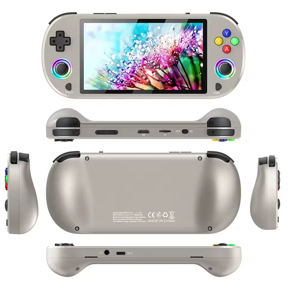 M22 Handheld Game Console 5 inch LCD Screen Retro Video Game Player LINUX System Supports 30 emulators Game Controller Gamepad
