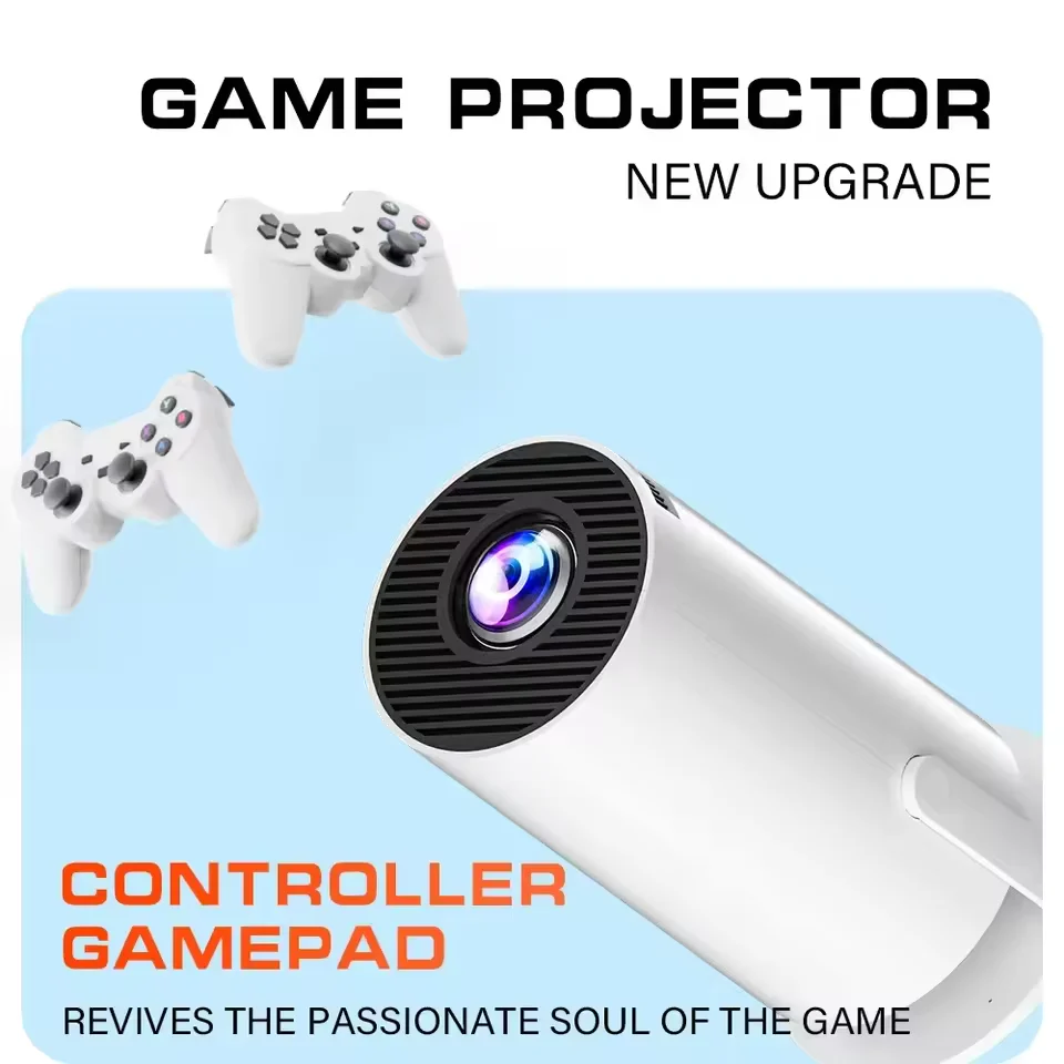 M300 MAX Retro game consoles Android 11 Portable 3D game Projector with Two Handle - Image 3