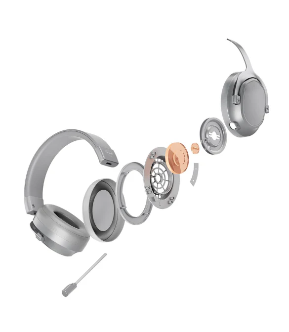 Machenike GX30 E-SPORTS Professional Wired Gaming Headset – 7.1 Surround Sound LED Lighting USB Connection Gray - Image 5
