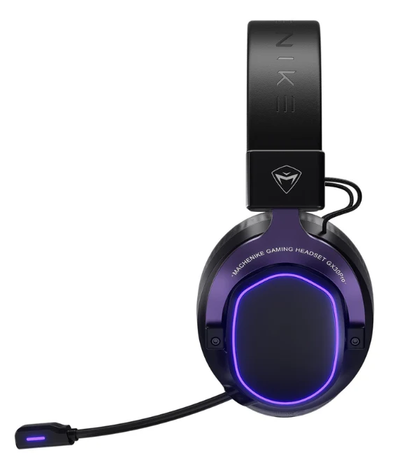 Machenike GX30 Pro Tri-Mode Wireless Gaming Headset – Black Multi-Platform High-Quality Audio - Image 3