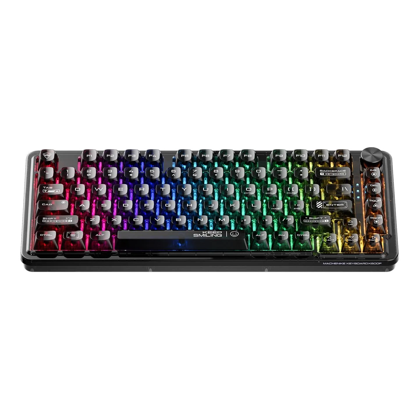 Machenike K500-M81 Wired Magnetic Linear Switch RGB Black - Image 2