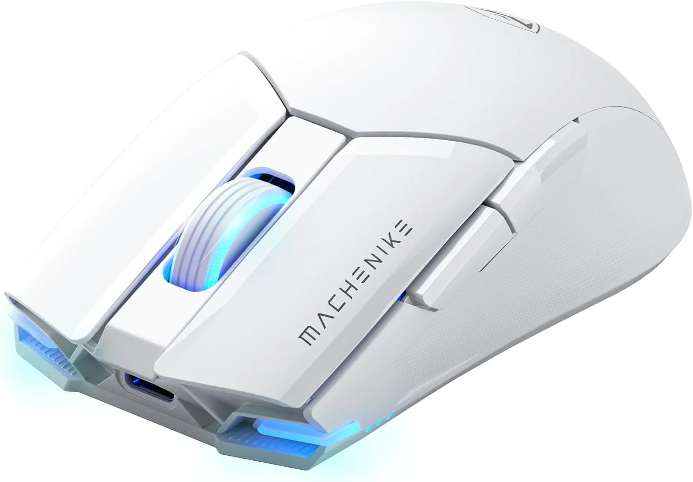 Machenike M7 Pro Wireless Gaming Mouse – White PAW3104 Sensor Wired/2.4GHz Lightweight Design