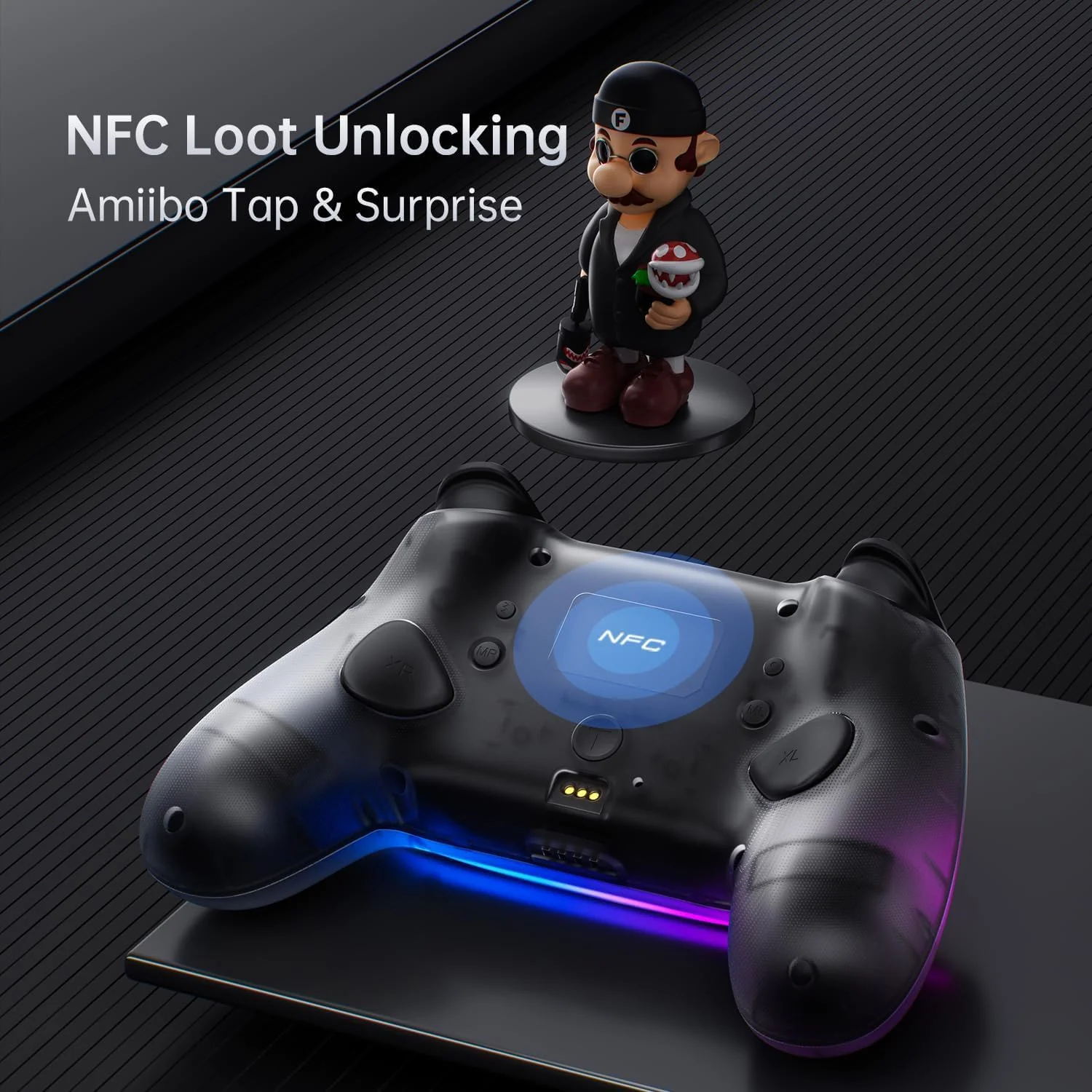 Machenike S3 Dual-mode Controller - Black - Image 2
