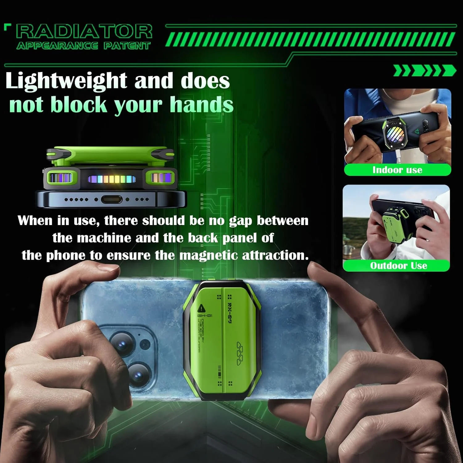 Magnetic Phone Cooler with Rechargeable Battery - Image 5