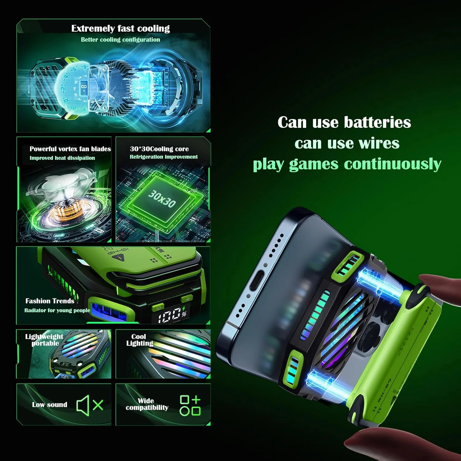 Magnetic Phone Cooler with Rechargeable Battery - Image 7