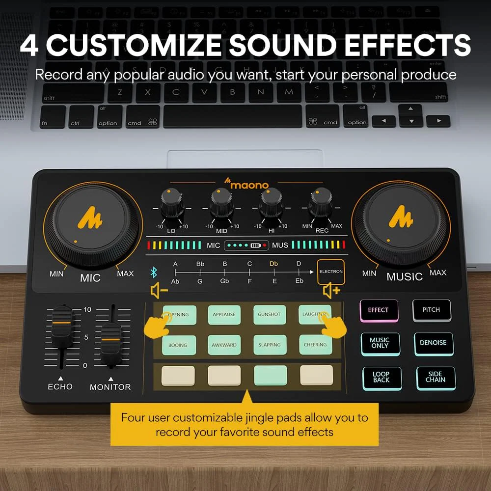 Maonocaster Lite AU-AM200S1 Starter Bundle Portable All-In-One Podcast Production S - Image 6