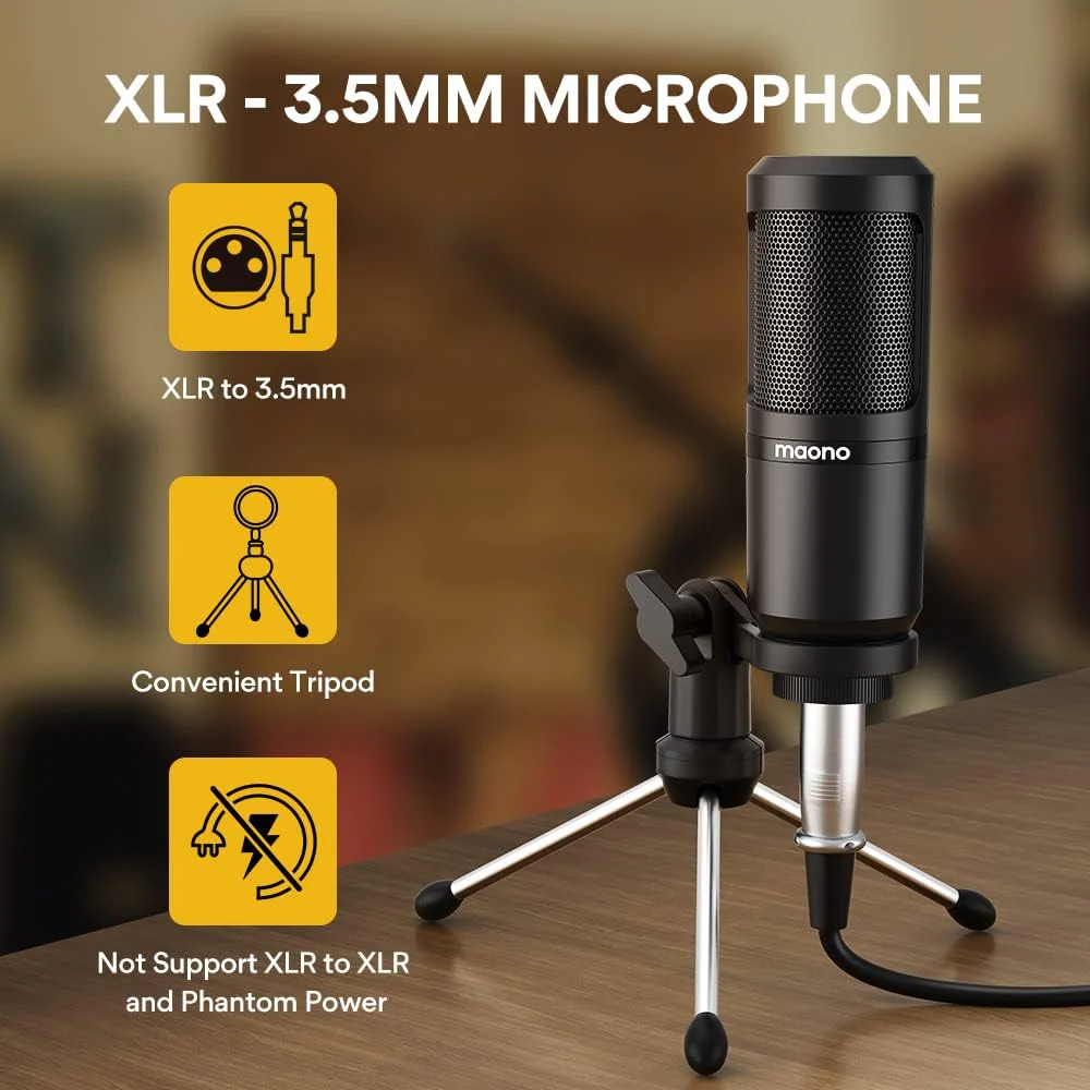 Maonocaster Lite AU-AM200S1 Starter Bundle Portable All-In-One Podcast Production S - Image 7