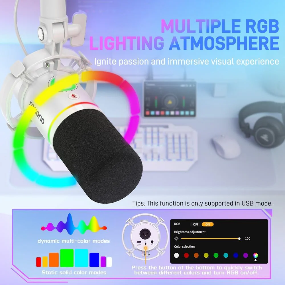 Maonocaster PD200X USB/XLR Dynamic Microphone - Image 5