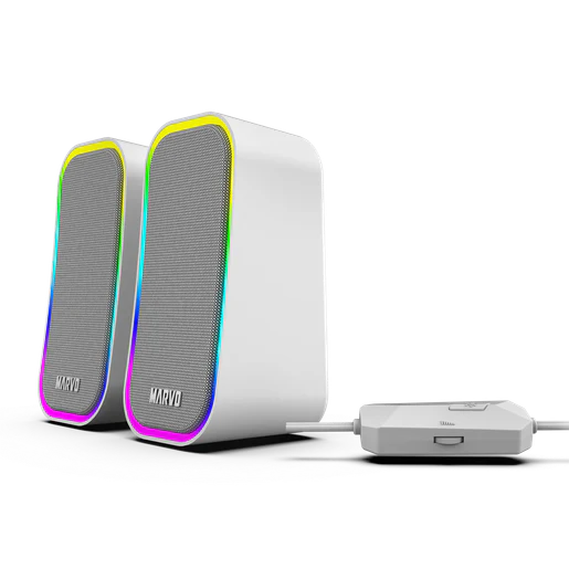 Marvo Havoc 20 Grey Wired Stereo Speaker - Image 3