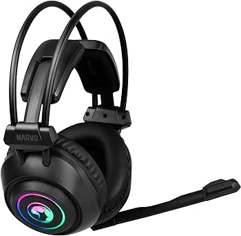 Marvo HG9056 7.1 Virtual Surround Sound Gaming Headsets with 50mm Drivers - Image 3
