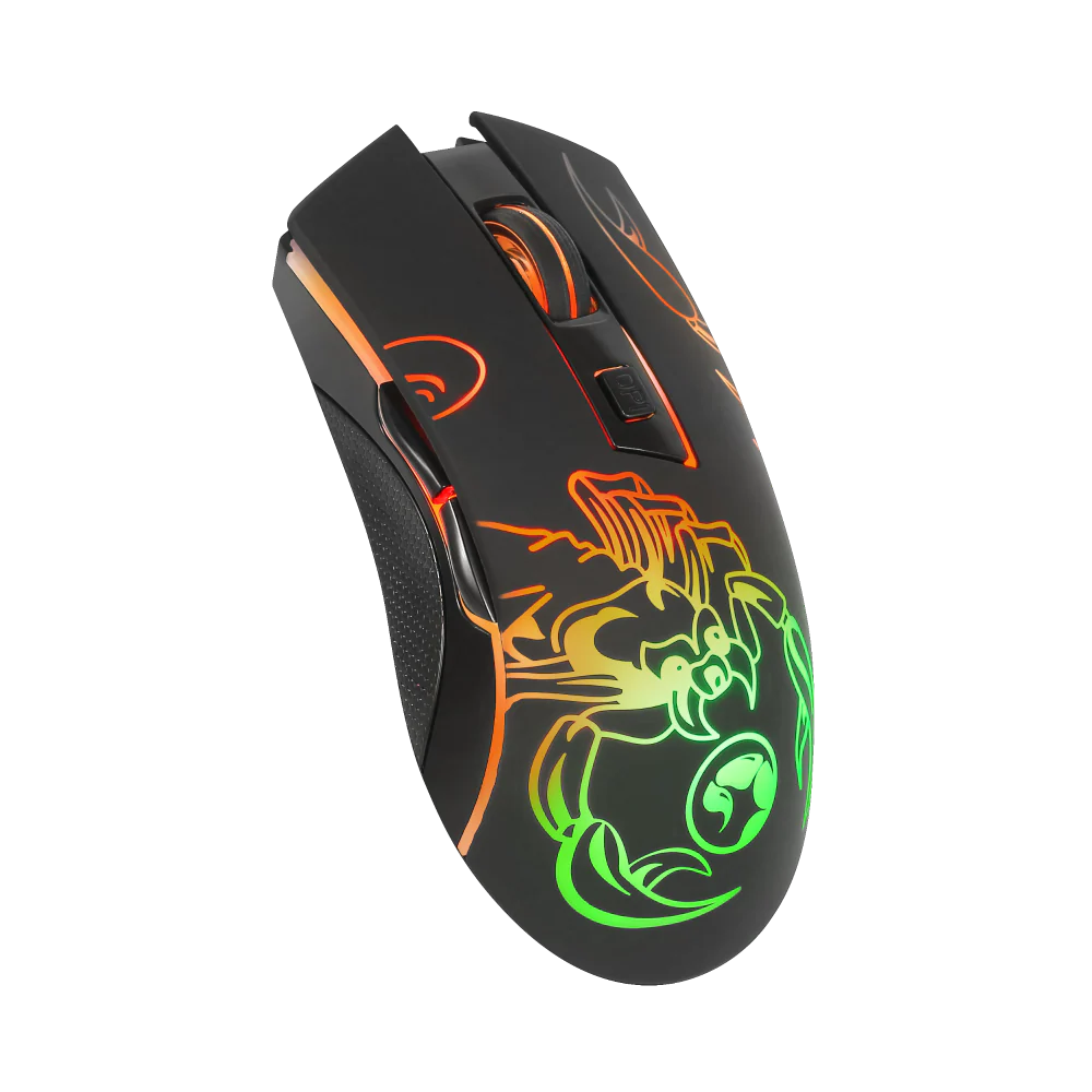 MARVO M209 6400 DPI Wired Computer Mouse 7 Colors Backlight Optical Sensor Gaming Mouse - Image 2