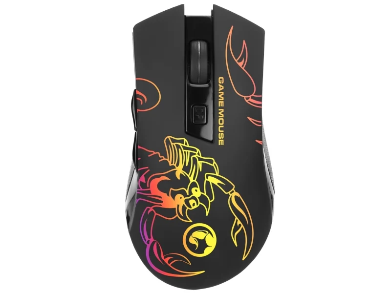 MARVO M209 6400 DPI Wired Computer Mouse 7 Colors Backlight Optical Sensor Gaming Mouse - Image 3