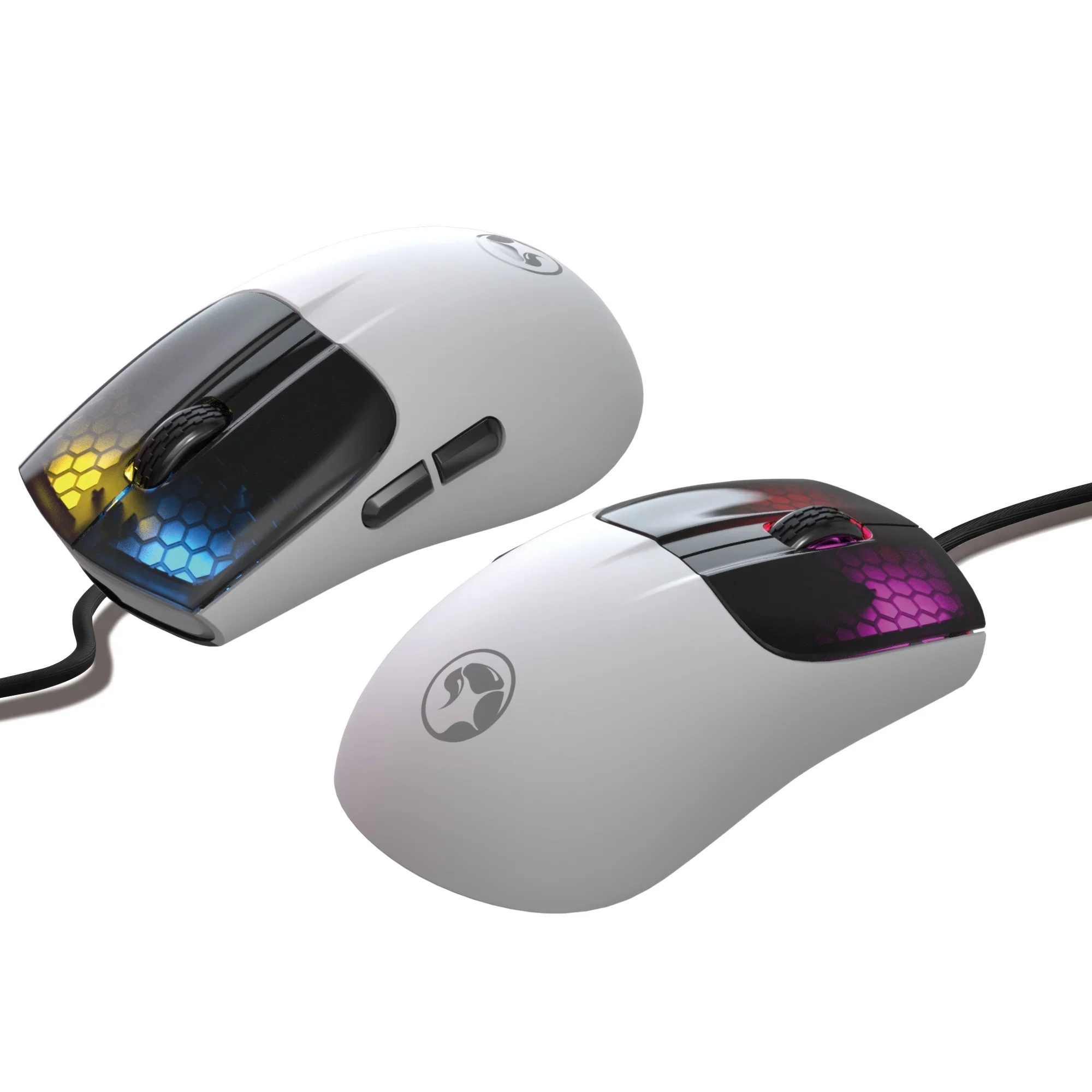 Marvo M727 Lightweight Gaming Mouse White - Image 2
