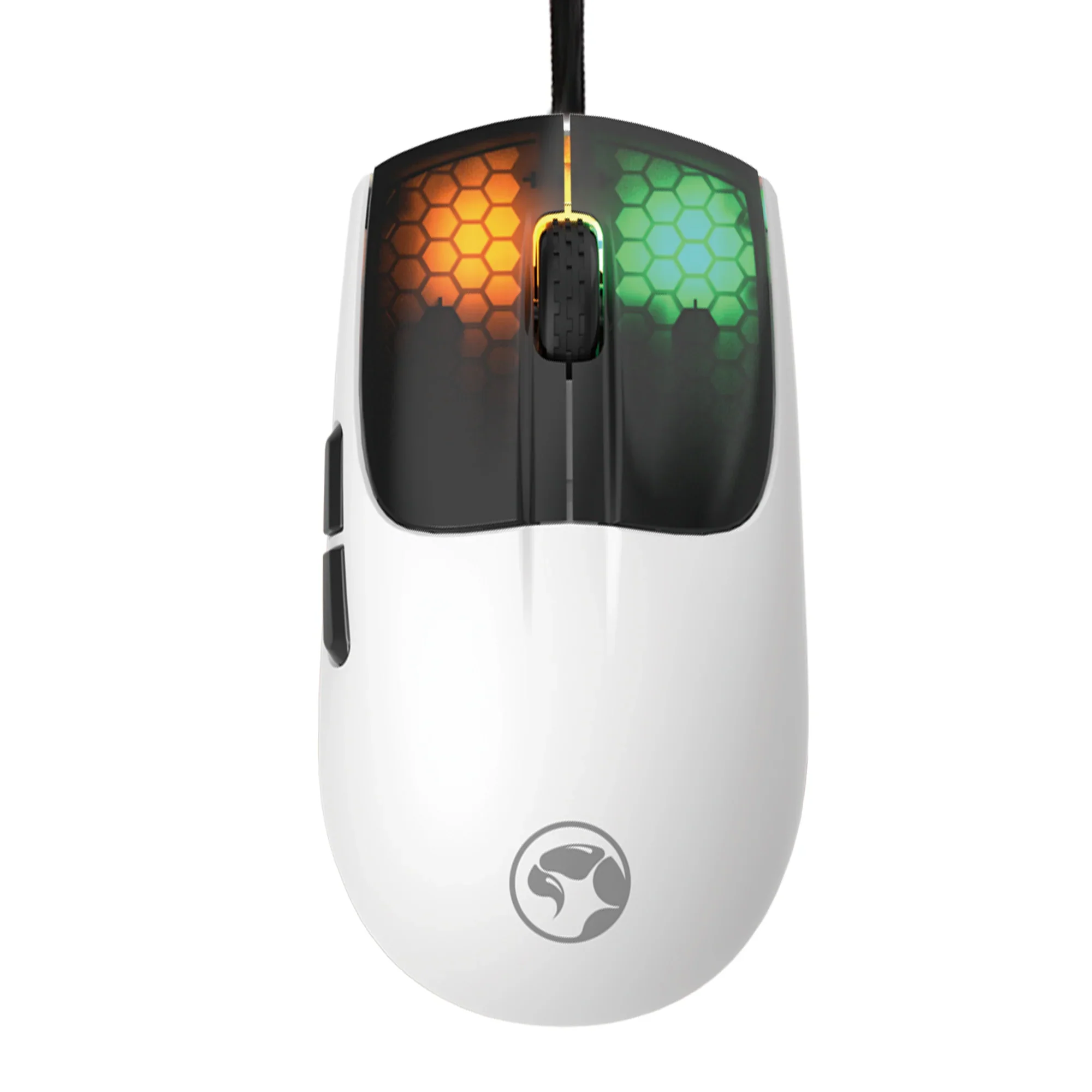 Marvo M727 Lightweight Gaming Mouse White - Image 4