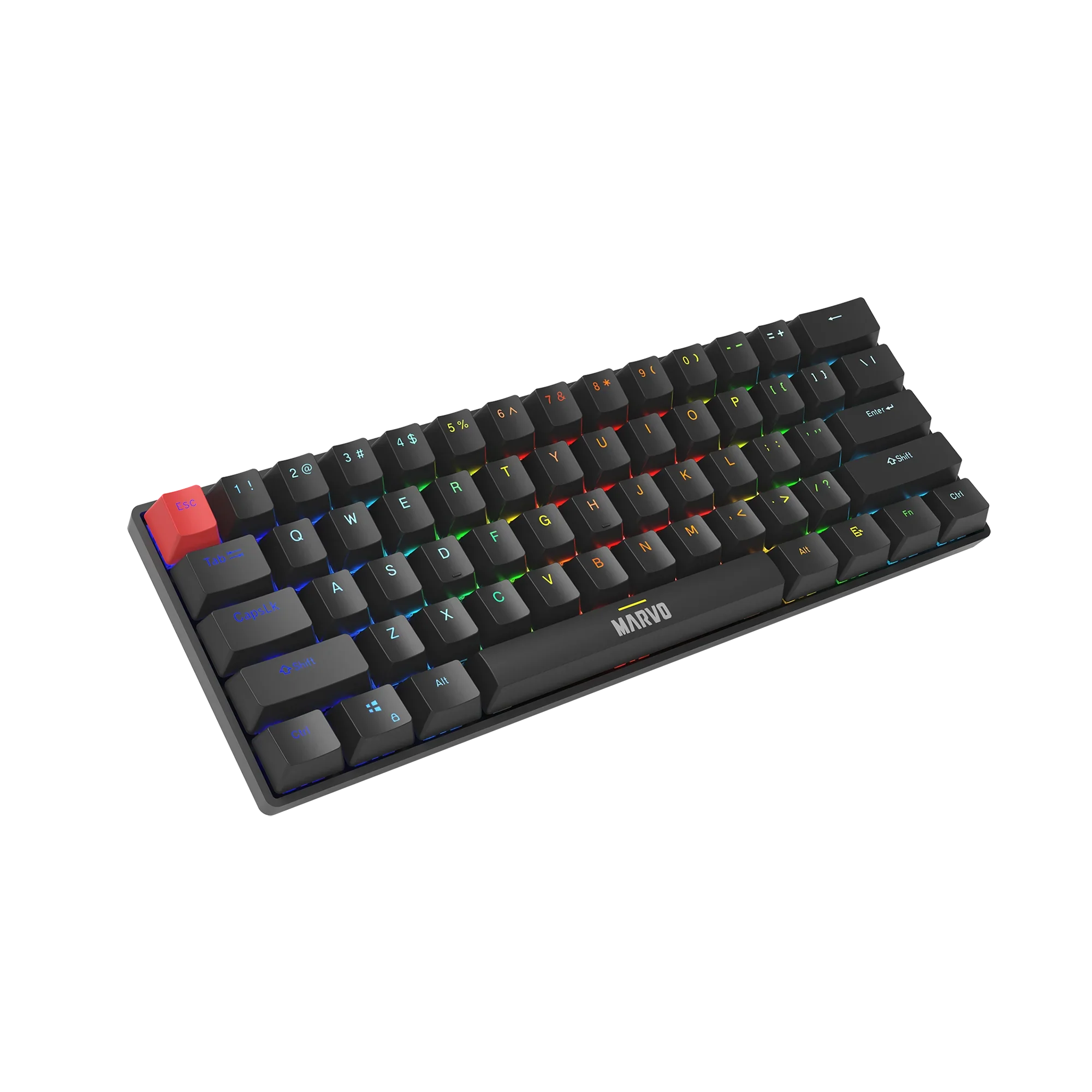 Marvo Saber 61 Wired Gaming Keyboard Black - Image 2