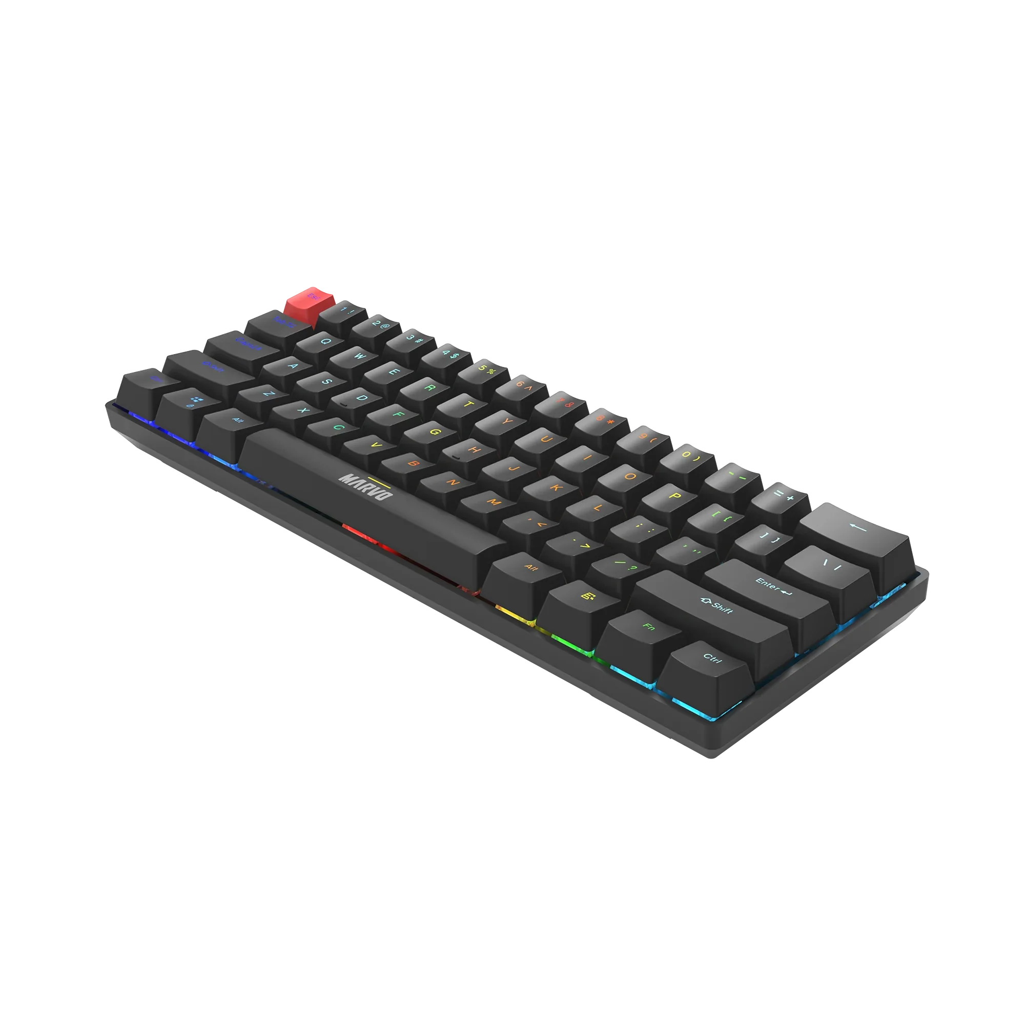 Marvo Saber 61 Wired Gaming Keyboard Black - Image 4