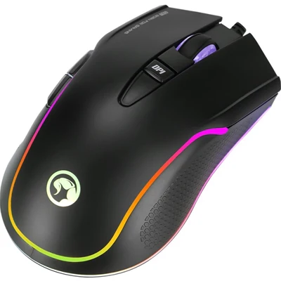 Marvo Scorpion G943 RGB, up to 10000 dpi, 6 Programmable Buttons, Pixart 3325 Optical Sensor 100g Weight Gaming Mouse - Black - Image 3