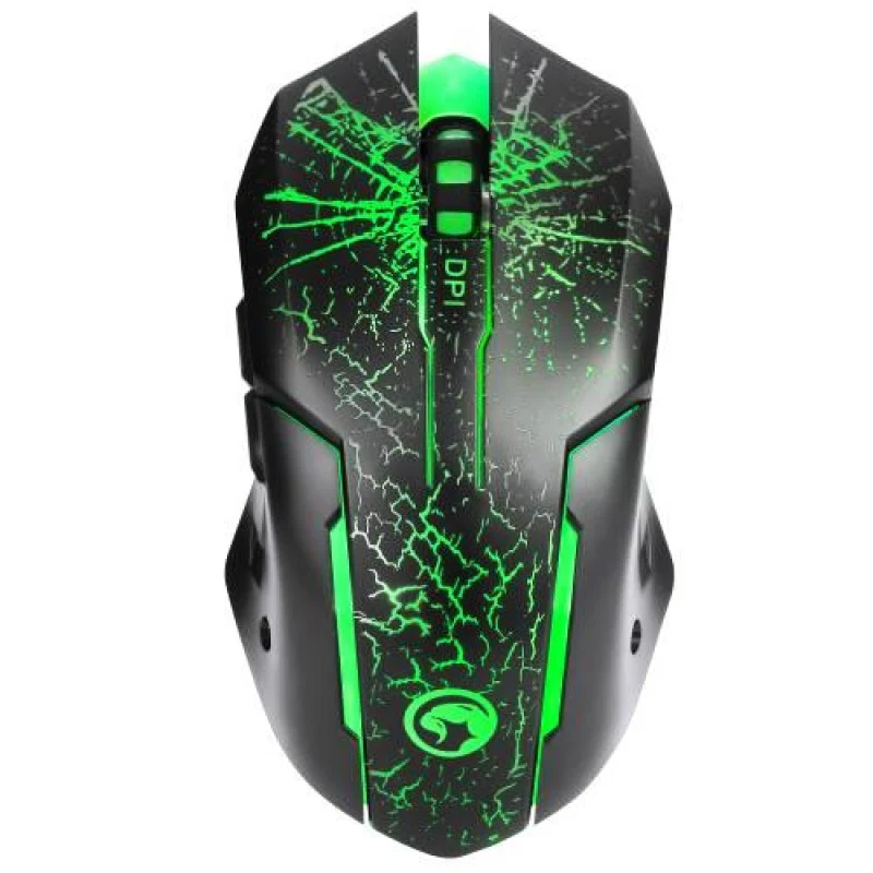 Marvo Scorpion M207 Backlight With Rubber Scroll Wheel And Optical Sensor Gaming Mouse - Black - Image 2