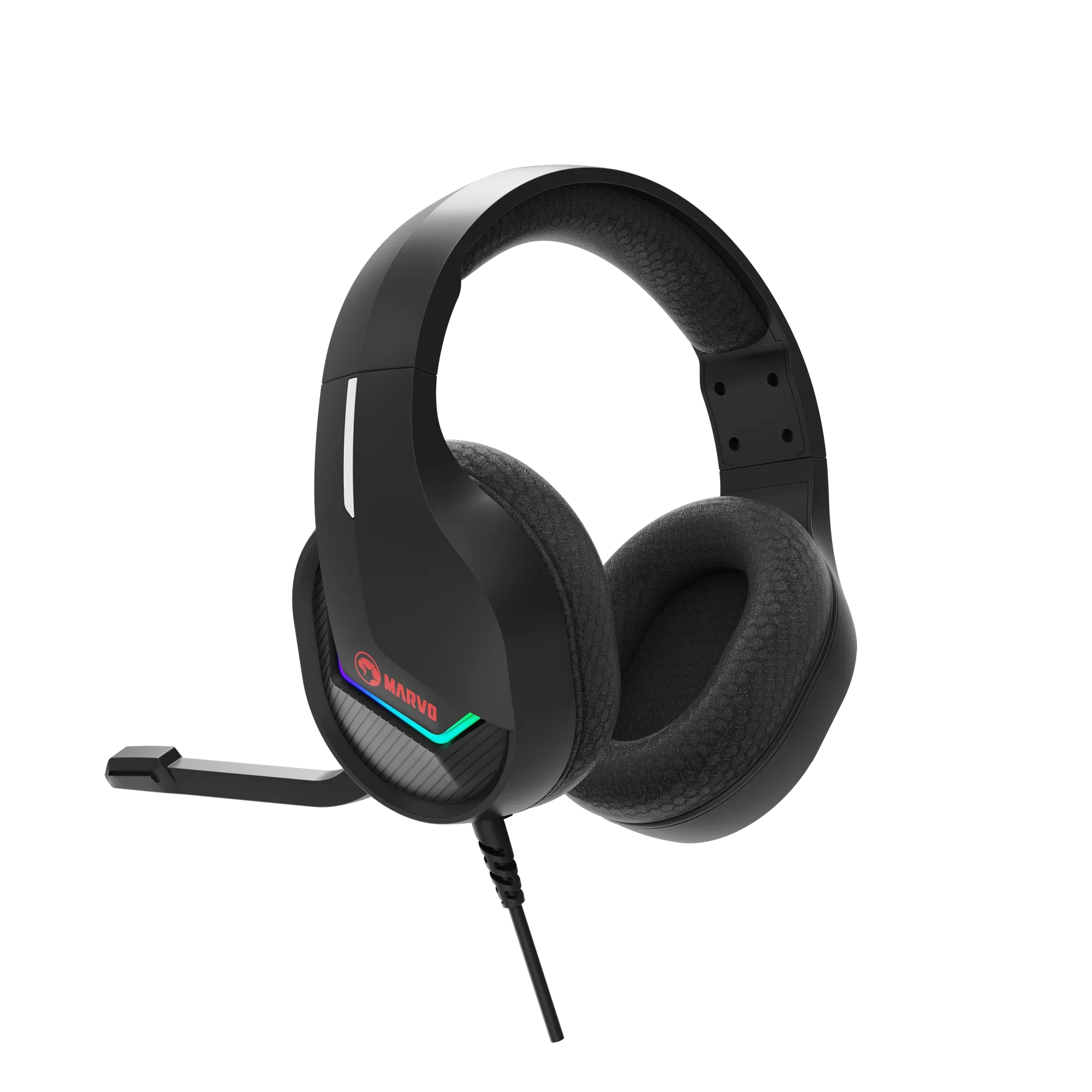 Marvo Tactic 40 Wired Gaming Headset - Black - Image 3
