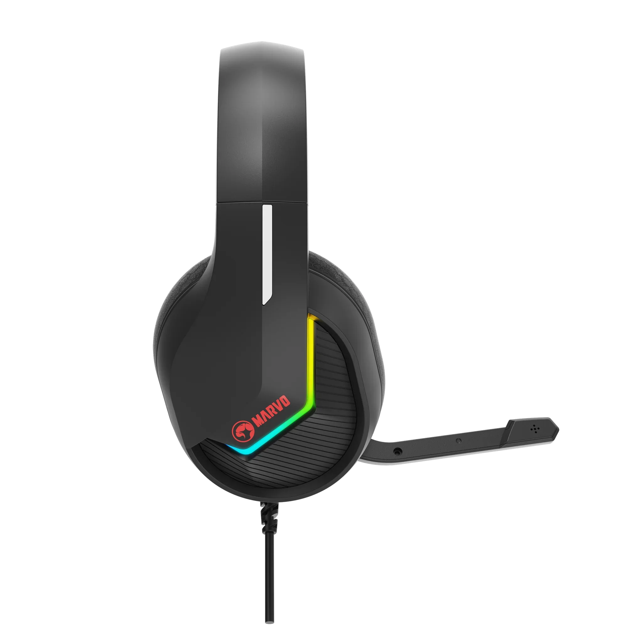 Marvo Tactic 40 Wired Gaming Headset - Black - Image 4