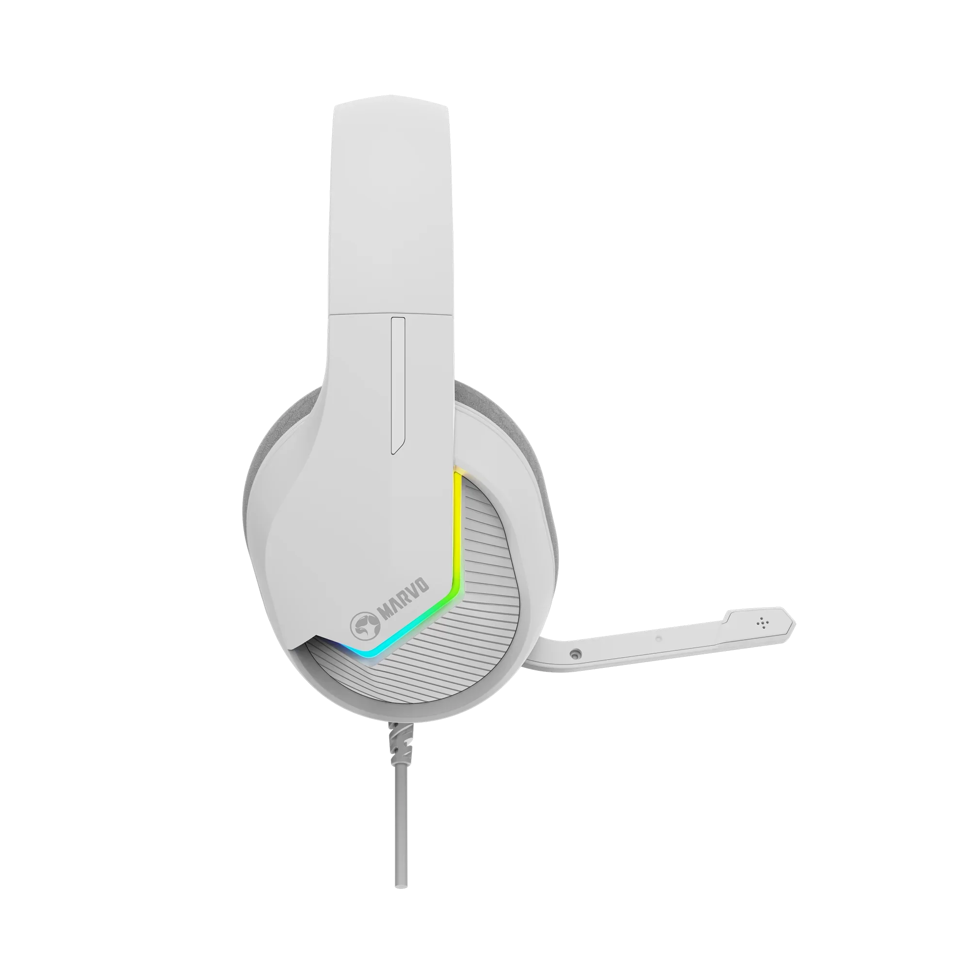 Marvo Tactic 40 Wired Gaming Headset - White - Image 4