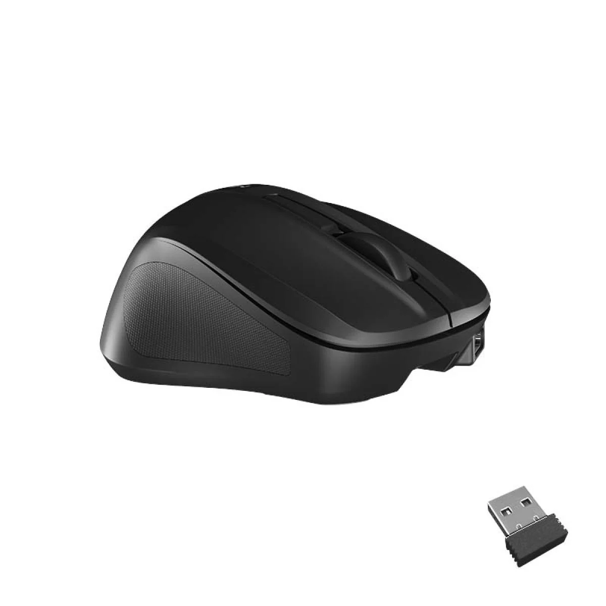 MeeTion MiniGo 4 Buttons Wireless Mouse -Black - Image 3