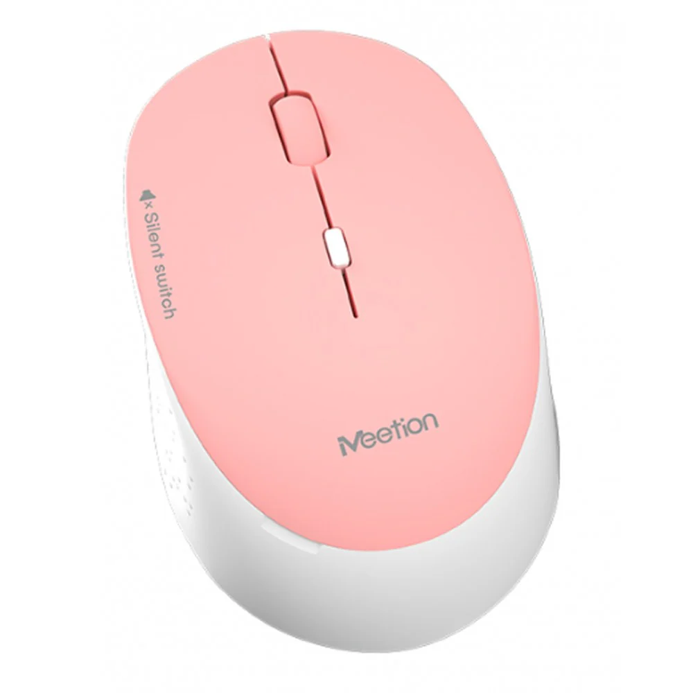 MEETION R570 SILENT 2.4GHZ WIRELESS Mouse - Pink - Image 2