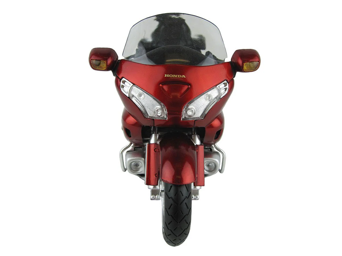 Motor Max 76264 Honda 1800CC Goldwing Road Bike Red 1:6 Moto Modellino - Image 4