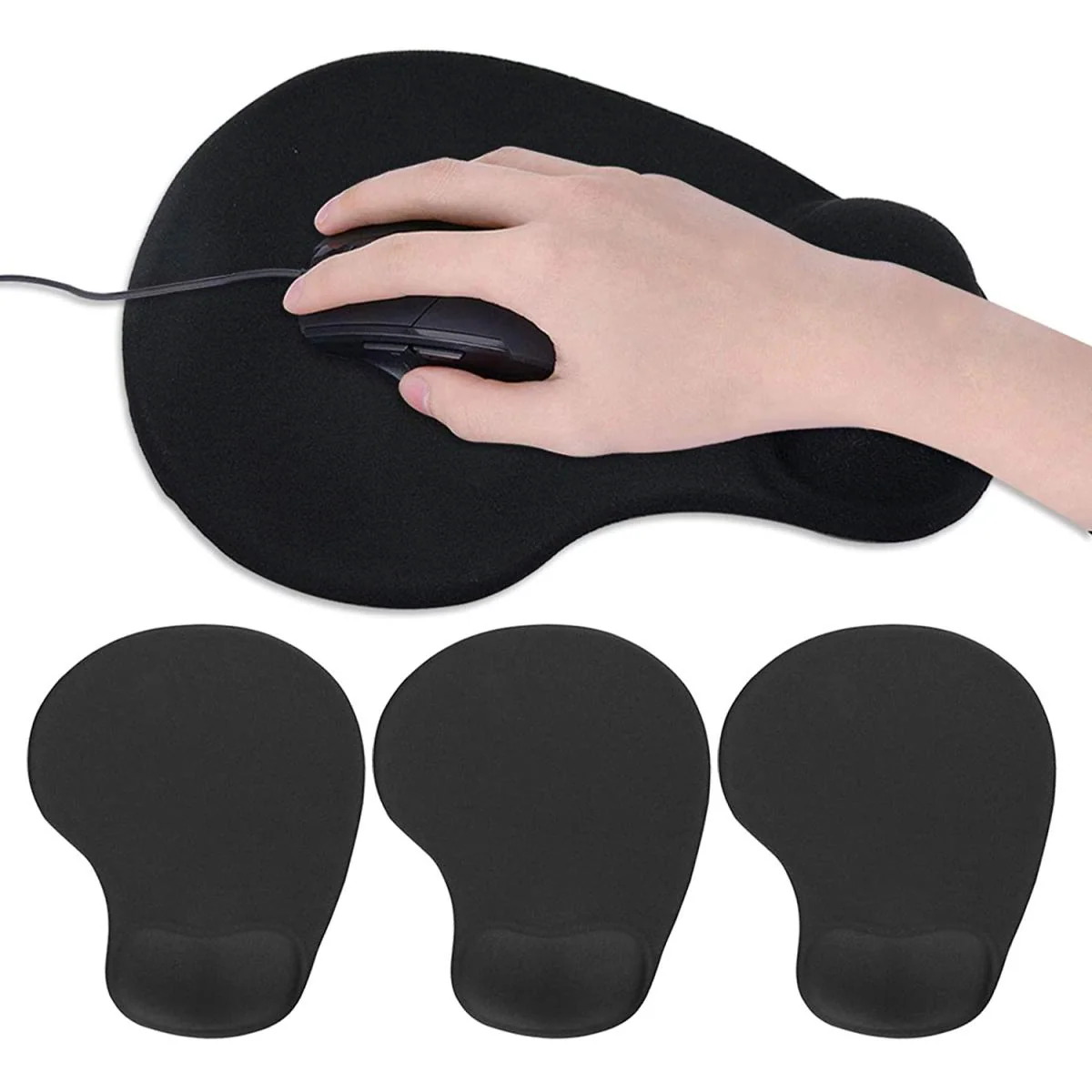 Mouse Pad with Gel Wrist Support - Image 3