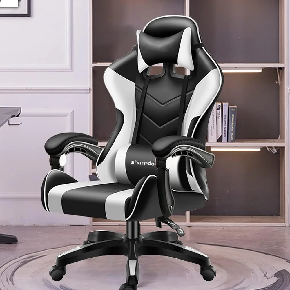 MOUSSEM GAMING CHAIR WHITE - Image 3